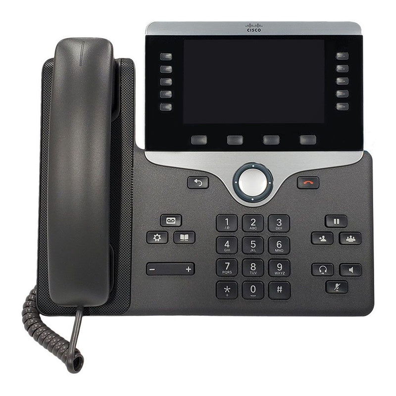 Cisco 8841 IP Phone with Multiplatform Firmware (CP-8841-3PW-NA-K9) (Charcoal/Refurbished)