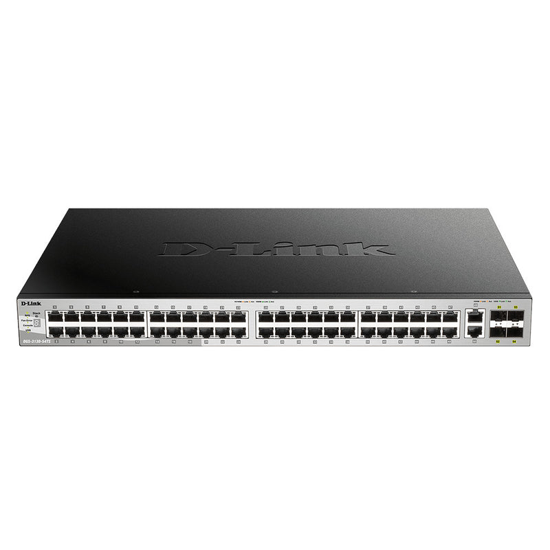 D-Link DGS-3130-54TS 54-Port Lite Layer 3 Stackable Managed Gigabit Switch (New)