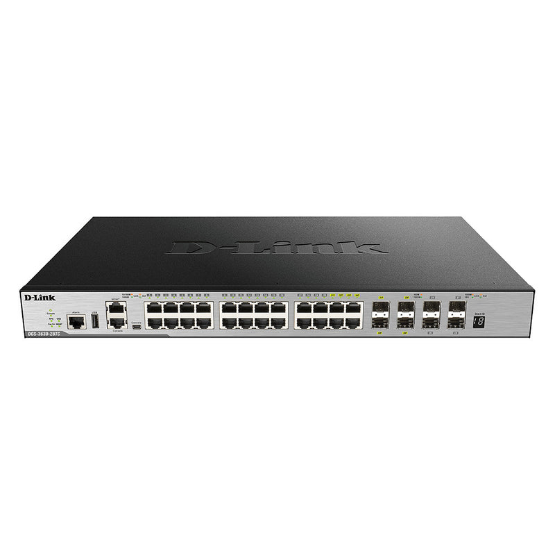 D-Link DGS-3630-28TC/SI 28-Port Layer 3 Stackable Managed Gigabit Switch (New)