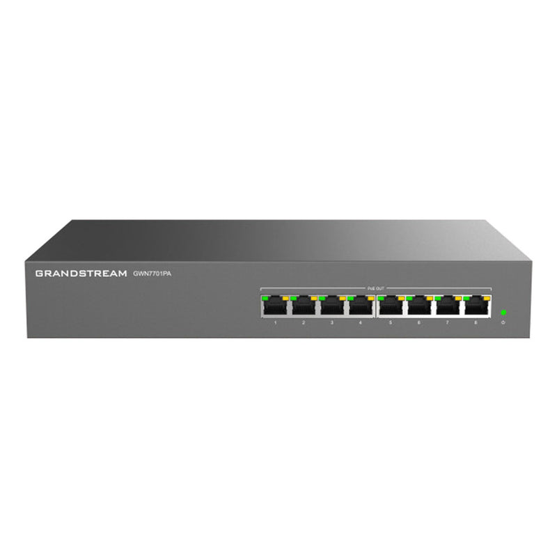 Grandstream GWN7701PA 8-Port Unmanaged Network Switch (New)