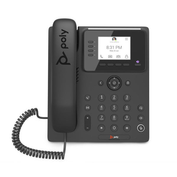 Polycom 2200-49690-019 CCX 350 PoE Media Phone Teams (New)