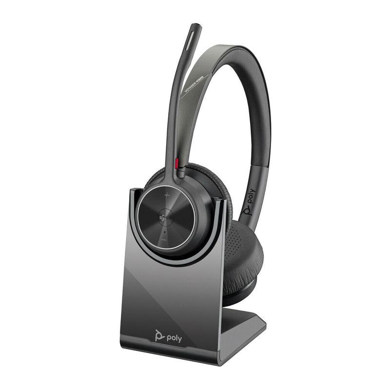 Poly Voyager 4320-M Microsoft Teams Certified Headset With Charge Stand HP 77Z00AA (New)