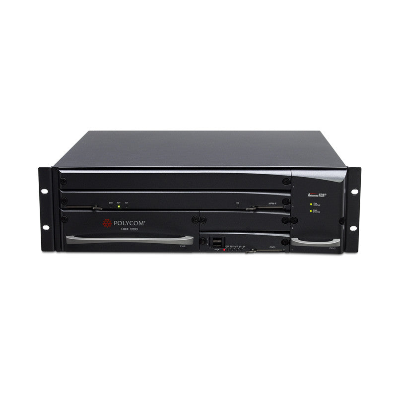 Polycom VRMX2715HDR RMX 2000 IP Only 7HD1080p / 15HD720p / 30SD / 45CIF Multimedia Video Conferencing Platform (New)