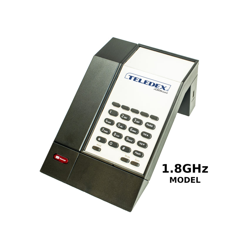 Teledex M Series M103IP53 Single-Line 1.8GHz Cordless VoIP Phone (Black/New)