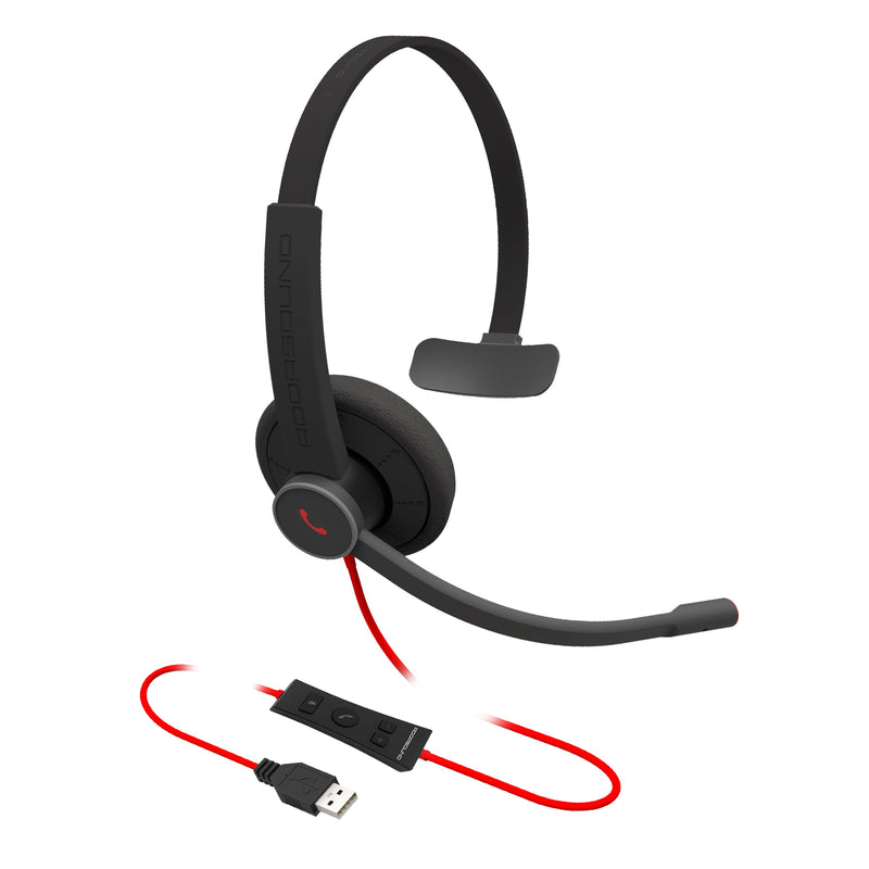 Addasound EPIC-301 USB-UC Stylish Monaural Headset (New)
