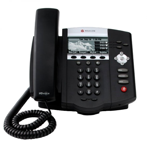 Adtran 1200744G1 Polycom Soundpoint IP 450 Three Line HD Voice Phone
