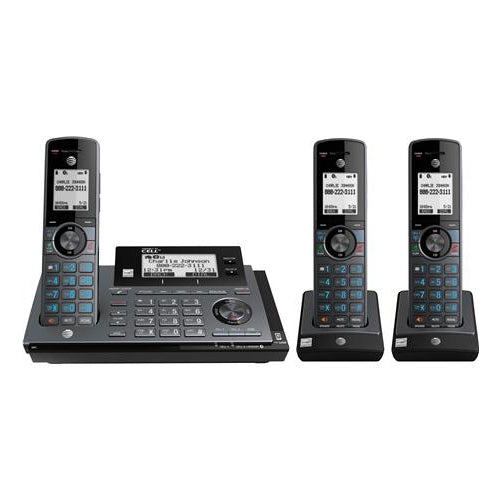 AT&T Connect to Cell CLP99387 DECT 6.0 Cordless Phone with 3 Handsets and Digital Answering System