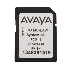 Avaya 700479710 IP500 SD Card MU LAW (Refurbished)