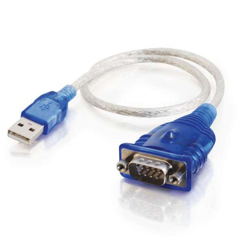 C2G 26886 1.5ft USB to DB9 Serial RS232 Adapter Cable