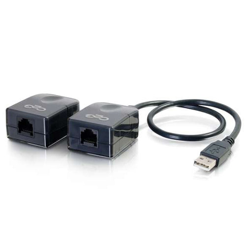 C2G 29341 USB 1.1 Over Cat5 Superbooster Extender Dongle Kit