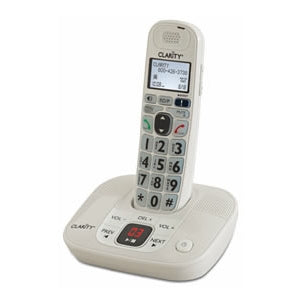 Clarity D712 Amplified Low Vision Cordless Phone with Answering Machine