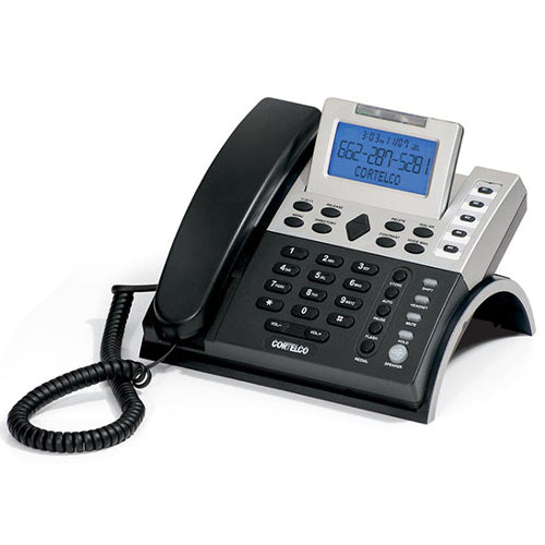 Cortelco 1211 Basic Single-Line Line Powered Business Phone with Caller ID
