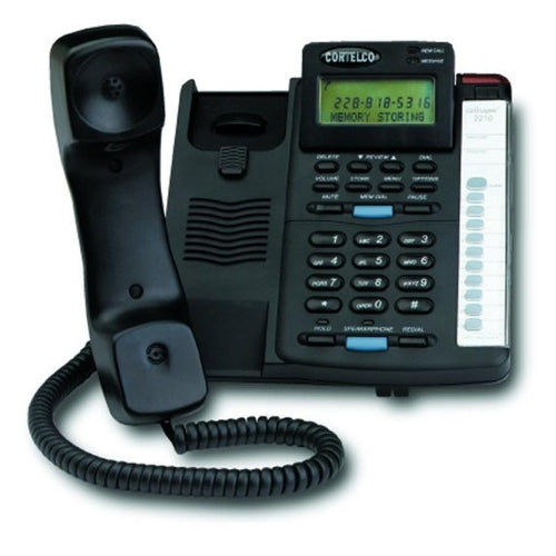 Cortelco 2210 Colleague Series 221000-TP2-27E Single-Line Display Speakerphone (Black/Refurbished)