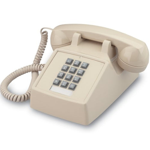 Cortelco 250009-VBA-20M Desk Phone with Volume Control (Ivory)