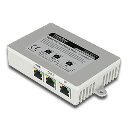 CyberData 011258 2-Port PoE Gigabit Port Mirroring Switch