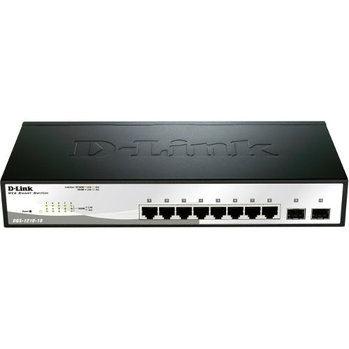 D-Link DGS-1210-10P/ME 8-Port Metro Ethernet Switches with 2-Port Gigabit SFP