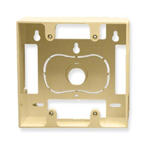 ICC Mounting Box, Double Gang (Ivory)