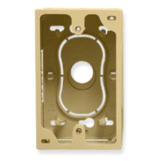 ICC Junction Mounting Box, Single Gang (Ivory)