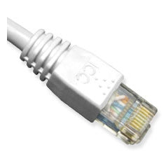 ICC Category 6 Patch Cord 10 FT. RJ45 Booted (White)
