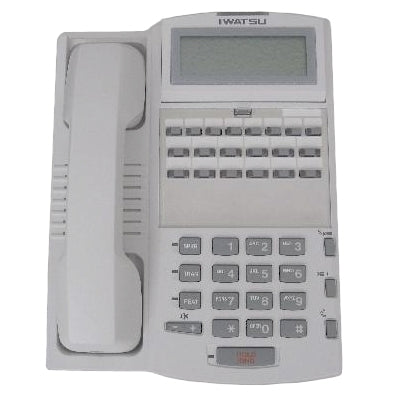 Iwatsu ADIX IX-12KTD-3 104205 12-Button Digital Display Phone (White/Refurbished)