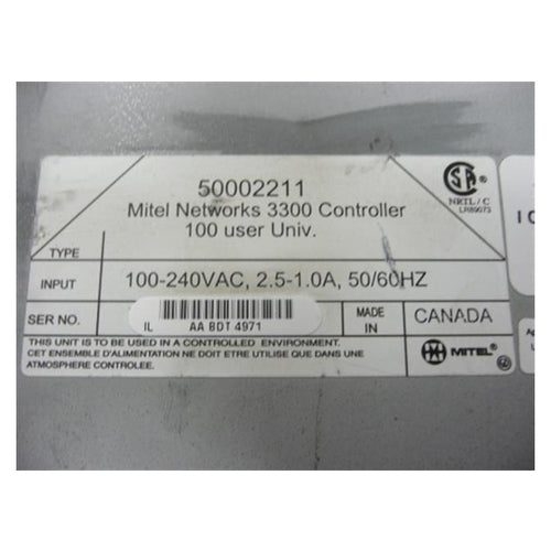 Mitel 50002211 3300 Universal Controller (Refurbished)