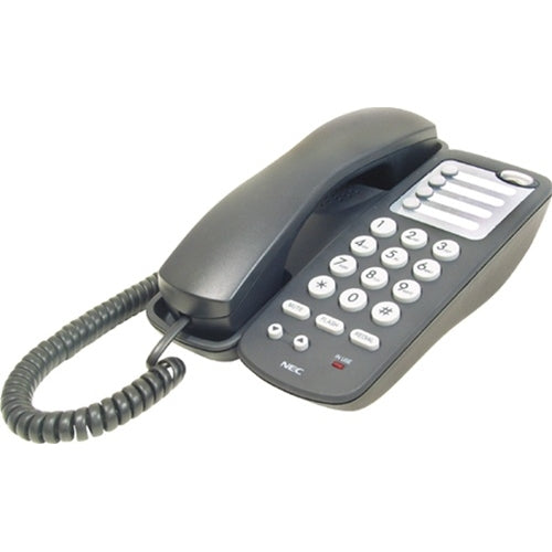 NEC 780034 DTH-1-1 Single Line Telephone (Black/Refurbished)
