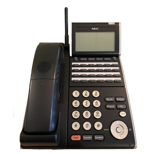 NEC 680008 DT330-Plus DTL-24BT-1 BCH 24-Button Display Digital Cordless Phone (Black/Refurbished)