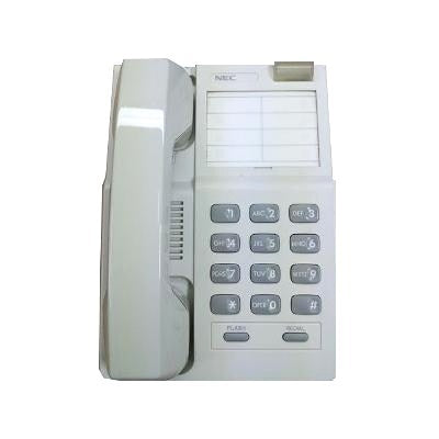 NEC 770082 NEAX Dterm Series E DTP-1-1 Single Line Telephone (White/Refurbished)