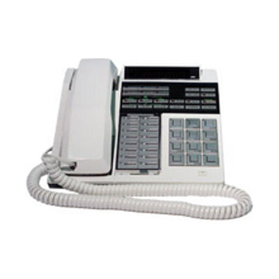 Nitsuko 61655 Speaker Display Phone (White/Refurbished)