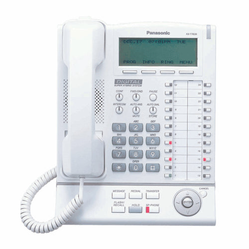 Panasonic KX-T7636 24-Button Back-Lit Display Proprietary Speakerphone (White)