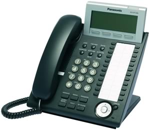 Panasonic KX-DT346-B Digital Proprietary Phone with 6-Line LCD Display (Black/Refurbished)