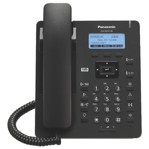 Panasonic KX-HDV130B-AC Entry Level IP Phone with Power Supply