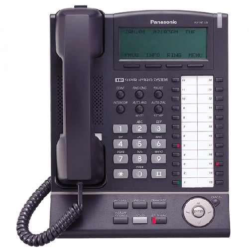 Panasonic KX-NT136 6-Line IP Phone (Black/Refurbished)