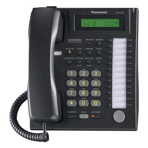 Panasonic KX-T7731 Backlit Display Speaker Phone (Black)