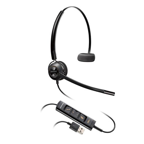Plantronics 203474-01 HW545 Encore Pro USB Monaural Headset