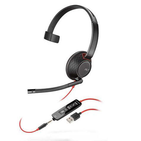 Plantronics 207587-01 Blackwire C5210 Monaural USB-C Headset