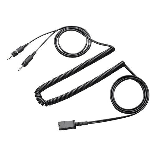 Plantronics 28959-01 Quick Disconnect to Two 3.5mm Cable