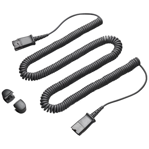 Plantronics 40711-01 10ft Quick Disconnect to Quick Disconnect Coil Extension Cable HP 920P2AA