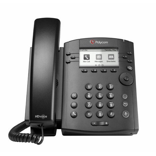 Polycom 2200-46135-025 VVX 300 IP Business PoE Phone (Refurbished)