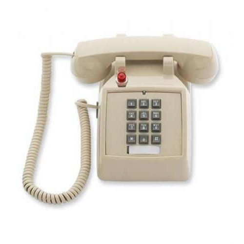 Scitec 25111 2510D-E Single Line Desk Phone with Message Waiting Indicator (Ash)
