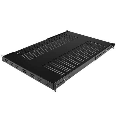 StarTech ADJSHELFHDV Adjustable Depth Heavy Duty Vented Server Rack Cabinet Shelf