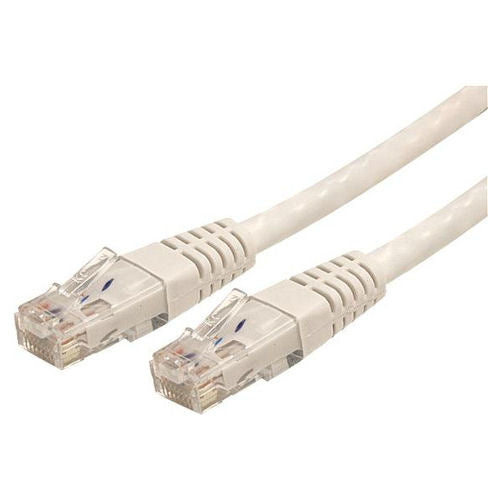 StarTech C6PATCH3WH 3 ft Molded Cat6 Patch Cable (White)