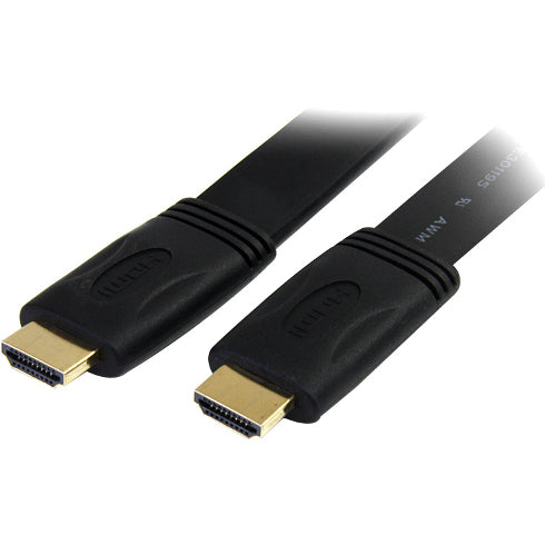 StarTech HDMIMM25FL 25 ft Flat High Speed Ultra HD 4k x 2k HDMI to HDMI Cable with Ethernet Male/Male