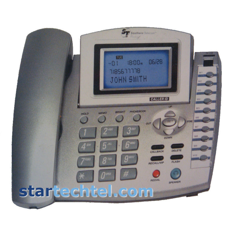 Southern Telecom DP-651 Large Display Speaker Phone with Caller ID (Silver)