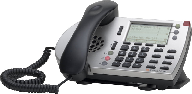 ShoreTel ShorePhone IP 230 3-Line IP Telephone (Silver/Refurbished)