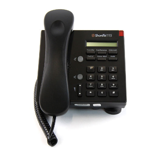 ShoreTel IP115 IP Phone (Black/Refurbished)
