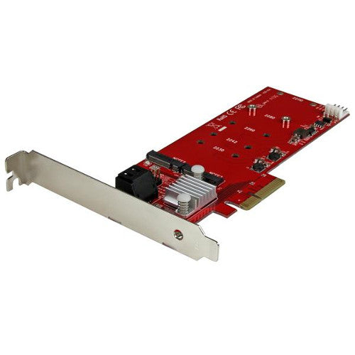 StarTech PEXM2SAT3422 M.2 NGFF SSD RAID Controller Card Plus SATA III Ports PCIe