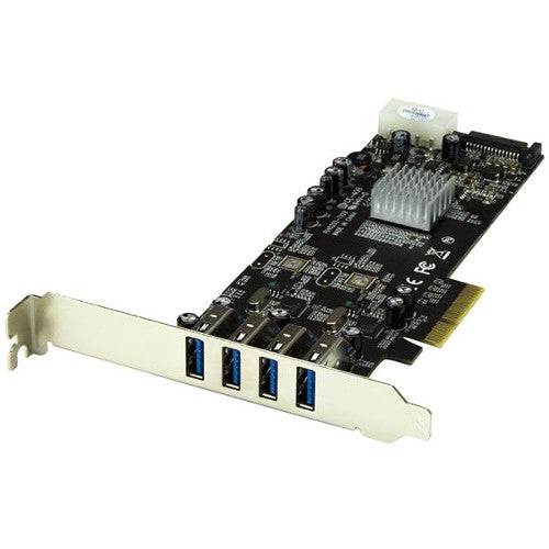 StarTech PEXUSB3S42V 4-Port PCI Express USB 3.0 Card Adapter