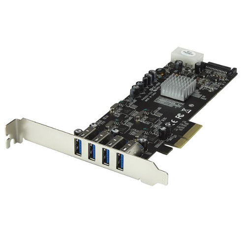 StarTech PEXUSB3S44V 4-Port PCI Express USB 3.0 Card Adapter