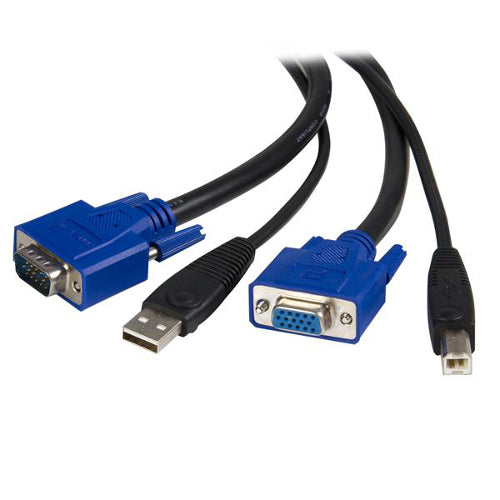 StarTech SVUSB2N16 6ft 2-in-1 VGA USB KVM Cable